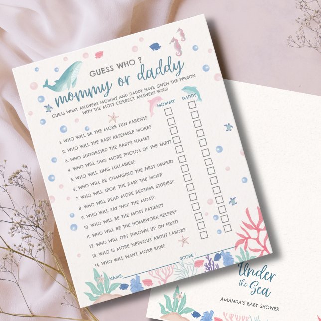 Sob os Jogos de Mamãe de água ou Chá de fraldas (Criador carregado)