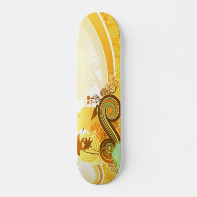 Sob um skate Sun Scorching (Frente)