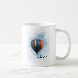 Sobe a caneca de café
