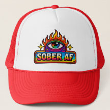 Sober AF - Boné de Caminhoneiro