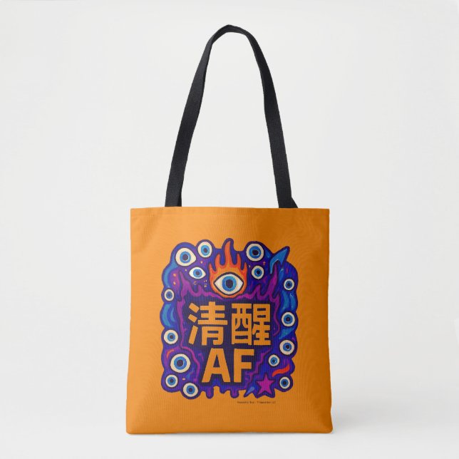 Sober AF - Chinese - Tote (Frente)