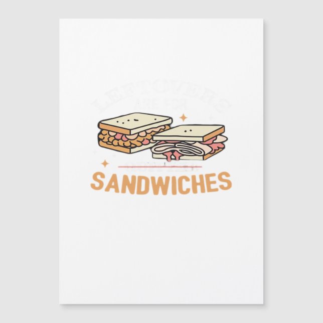 Sobras São Para Quem Desiste Sanduíches Essencial (Frente)