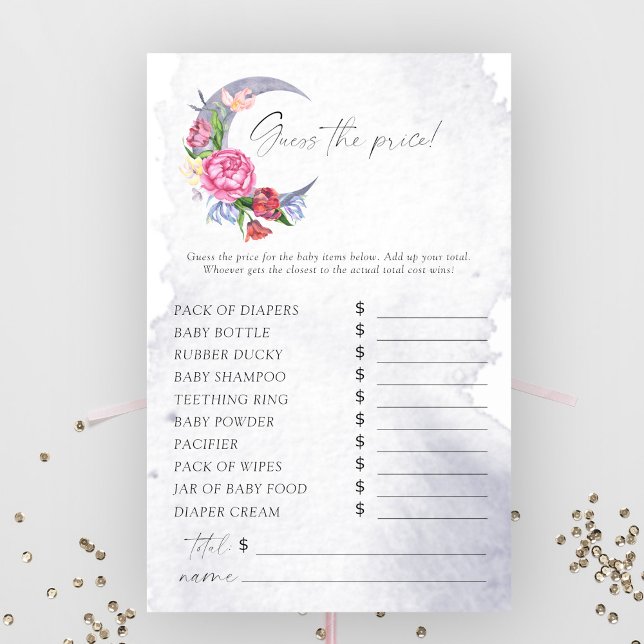 Sobre a lua adivinha o jogo do preço (Criador carregado)