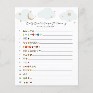 Sobre a Lua Azul Bebê Livros Emoji Jogo