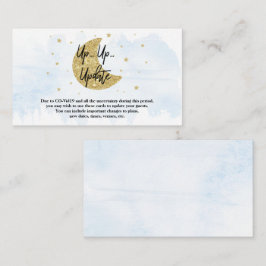 Sobre A Lua | Cartões de atualização de Chá de fra