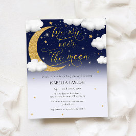 Sobre a Lua Chá de fraldas Neutro de Gênero