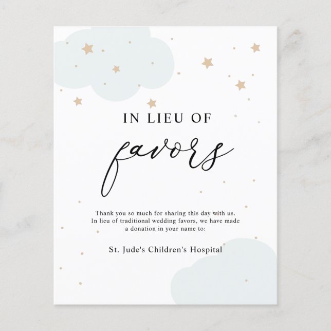 Sobre a Lua Em vez de favores (Frente)