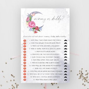 Sobre a Lua - jogo de chás de fraldas ou Mamães