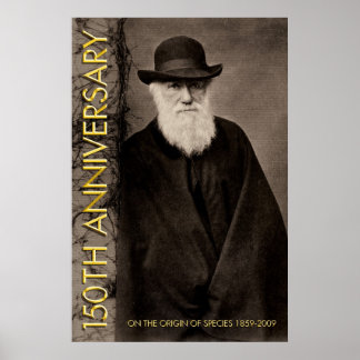 Sobre a Origem das Espécies 150ª Poster