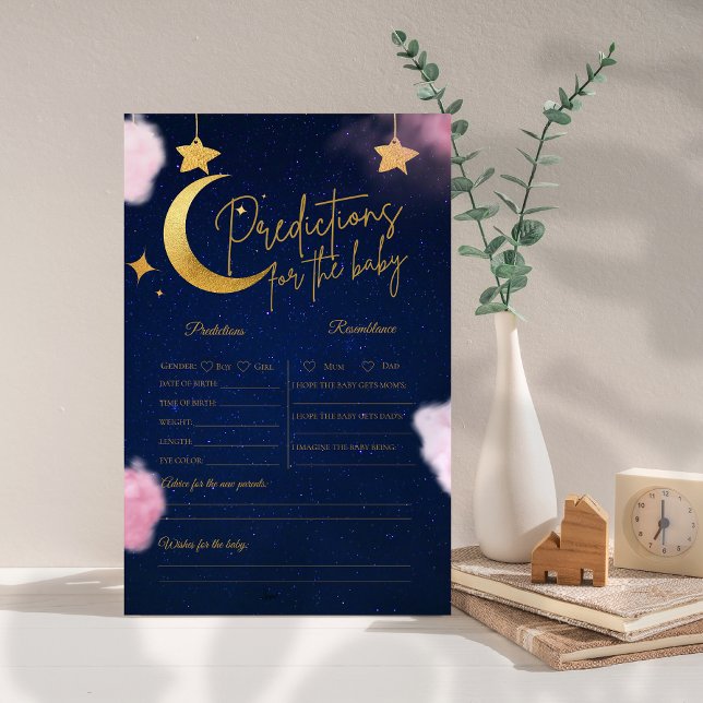 Sobre as estrelas da Lua, cor-de-rosa Previsão e C (Criador carregado)