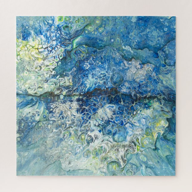 Sobre As Montanhas Sobre O Quebra-cabeça Do Mar (Vertical)