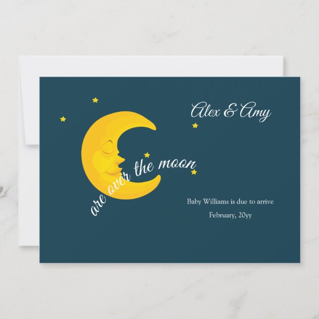 Sobre o anúncio de gravidez na lua (Frente)