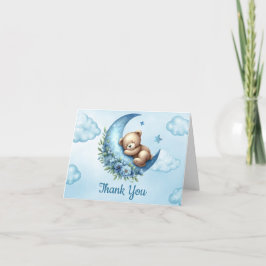 Sobre O Cartões de agradecimentos Do Urso De Lua