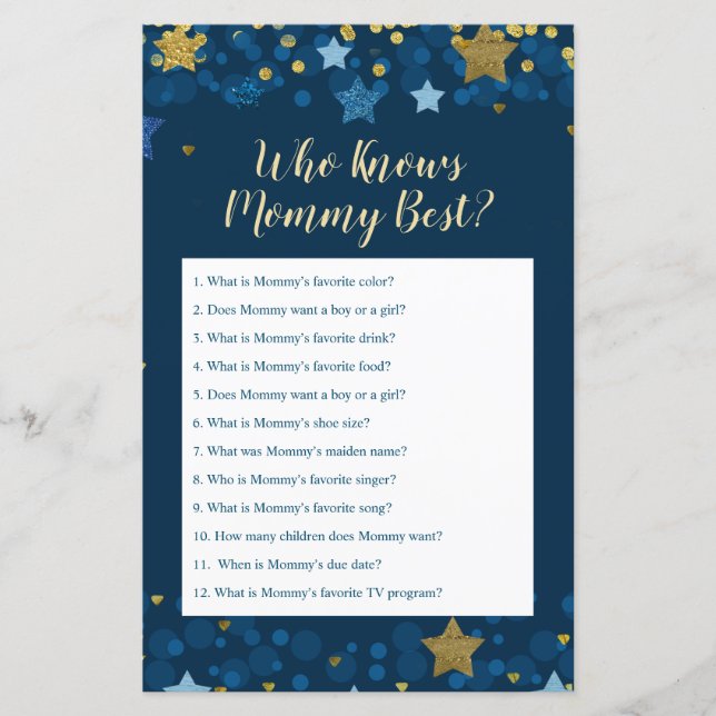 Sobre o Chá de fraldas da Lua que conhece melhor a (Frente)