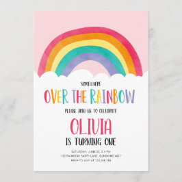Sobre o Convite de Aniversário da Rainbow Pink Gir