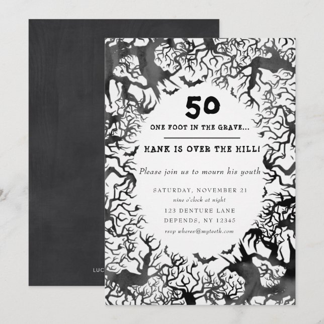 Sobre o Convite de aniversário Hill (Frente/Verso)