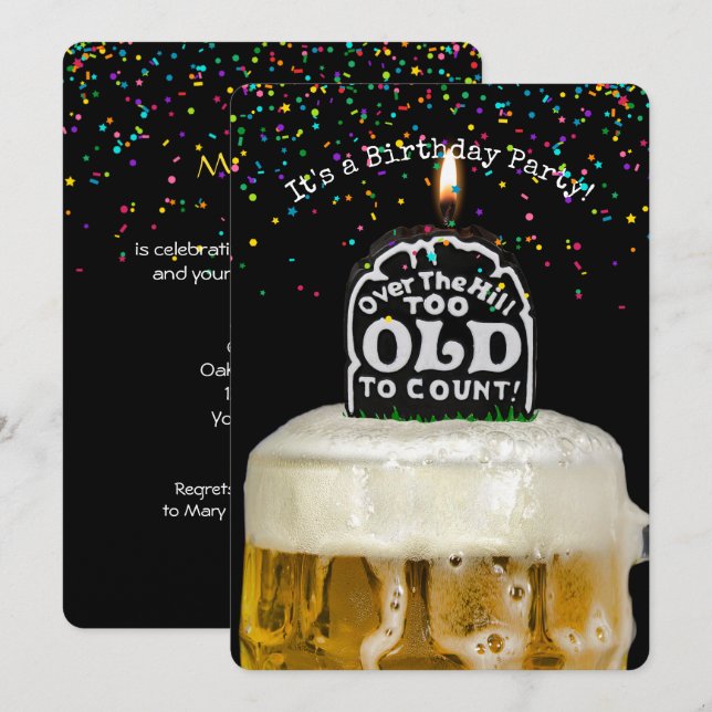 Sobre o Convite de aniversário Hill (Frente/Verso)