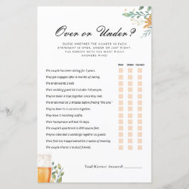 Sobre ou Sob Amor é Criar Jogo de Chá de panela