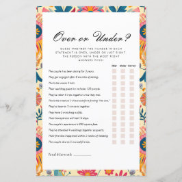 Sobre ou Sob Floral Jogo de Chá de panela Mexicano