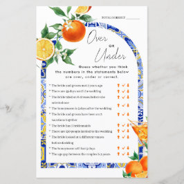 Sobre ou Sob o Jogo Bridal do Spritz Mediterrâneo