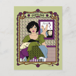 SOBRECARREGAR UM CARTÃO POSTAL