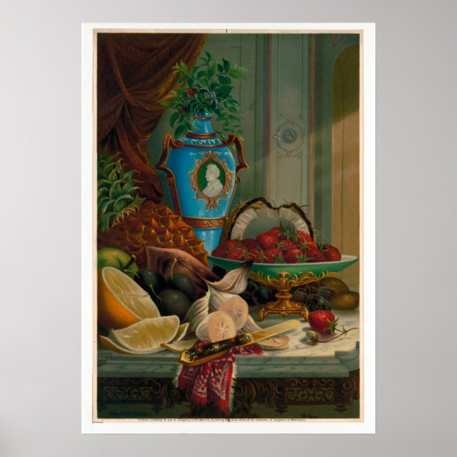 Sobremesa. Cromolitógrafos; impressões salva-vidas (Frente)