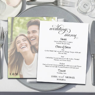 Sobreposição de Foto de Texto Simples Menu de Casa
