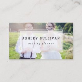 Sobreposição de Fotos Moderna | Cartão de visita d