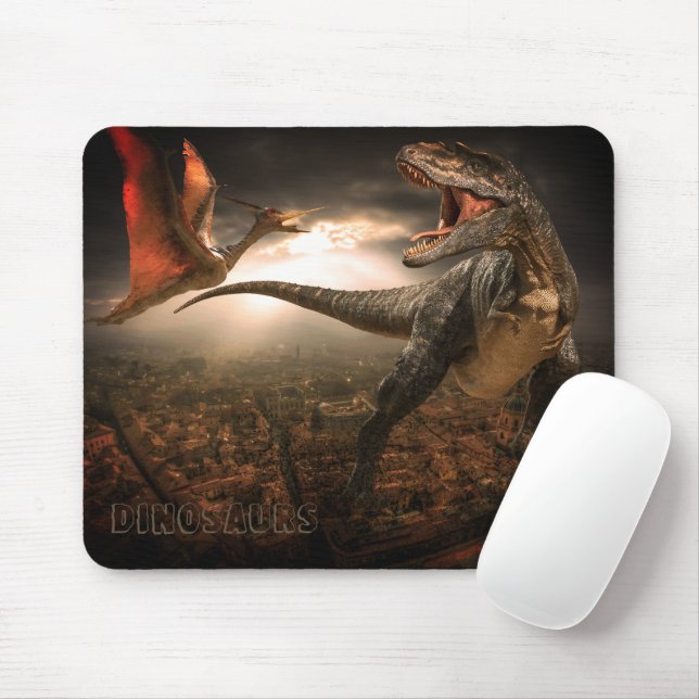 Sobrevivência de Dinossauros Mousepad (Com mouse)