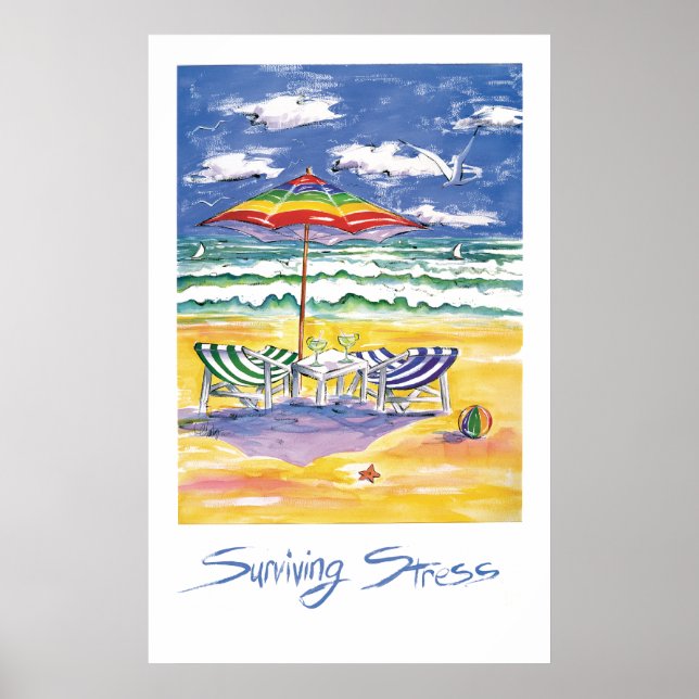 Sobrevivência - poster de stress (Frente)