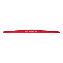 Sobrevivente de câncer Cabeça Colada Cinza Vermelh