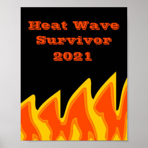 Sobrevivente de onda de calor 2021 Poster