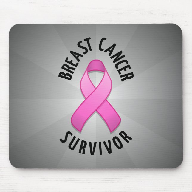 Sobrevivente Mousepad do cancro da mama (Frente)