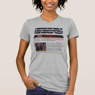 Sobrevivi a 5 anos por RoseWrite T-Shirt