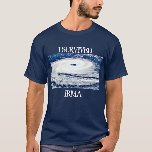 SOBREVIVI À CAMISA DE HURRICANO IRMA (Frente)