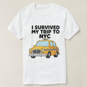 Sobrevivi à Minha Viagem para NYC Camisa Gráfica E
