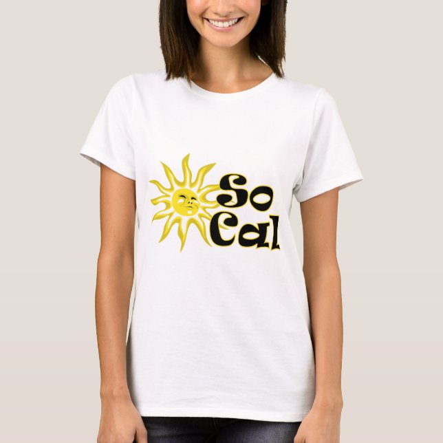 SoCal Sunshine Damies Petite T-shirt (Frente)