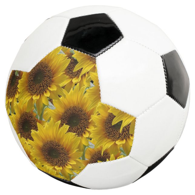 Soccer Bola Girassol Floral (Três quartos)
