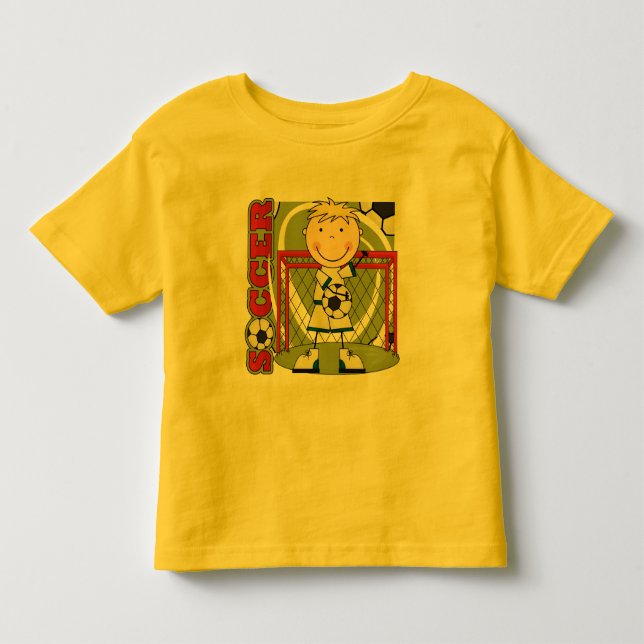 SOCCER - Camisetas e presentes de goleiro loiro (Frente)