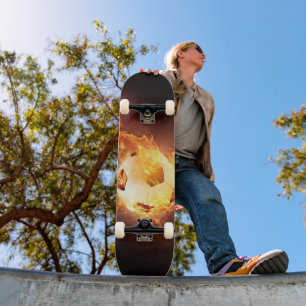 Soccer Fire Skateboard