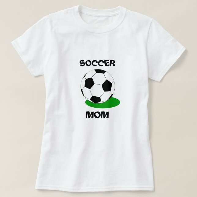 Soccer Mãe, Ball T-Shirt (Frente do Design)