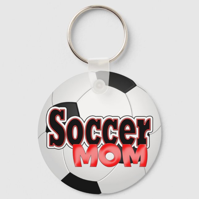 Soccer Mãe Chaveiro (Frente)