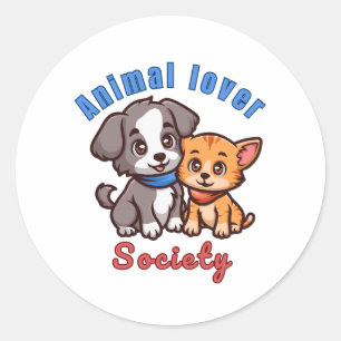 sociedade de amantes de animais para adesivo de am