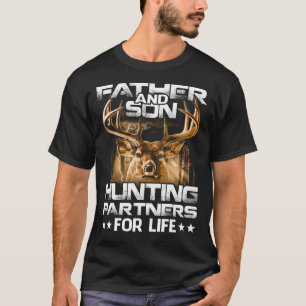 Sócios da caça do pai e do filho para o t-shirt
