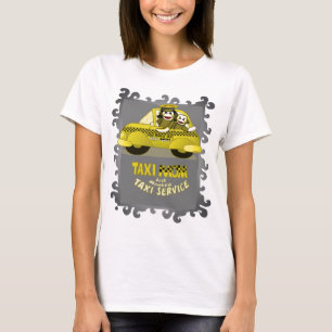 Sock Monkey Taxi Mãe T-Shirt