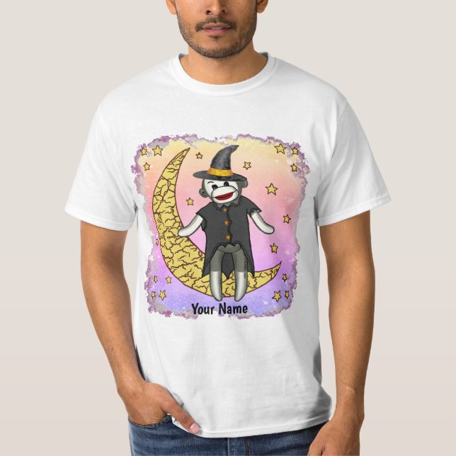 Sock Monkey Witch T-Shirt (Frente)