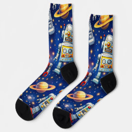 socks robot exploration, cosmic art