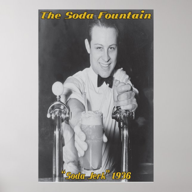 Soda Jerk - Poster ou Impressão personalizado (Frente)