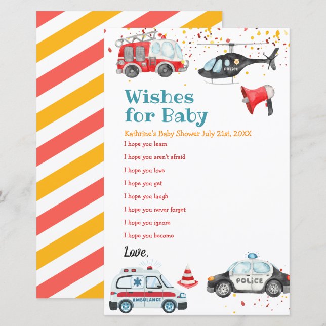 Soe o alarme Agarre sua engrenagem Deseja um bebê (Frente/Verso)