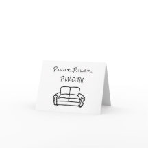 Sofá de Amigos - Cartão de vazio